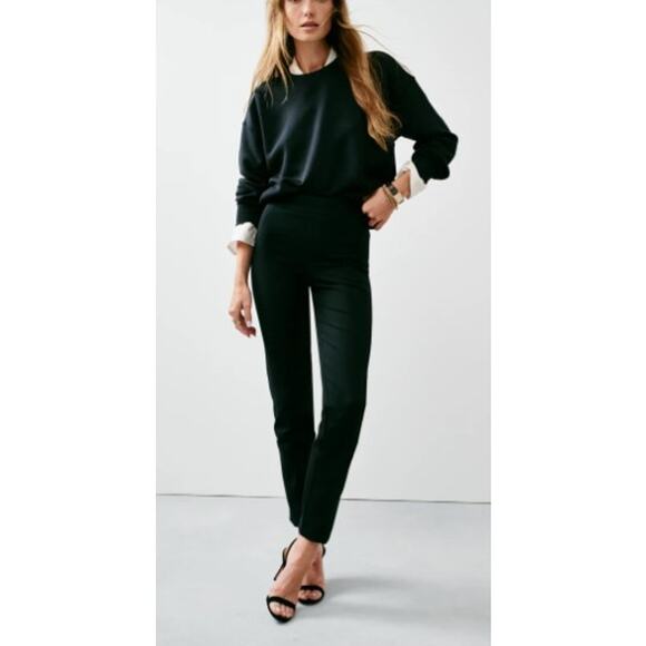 Spanx Ponte Knit Straight Leg Pants Black XS - Picture 1 of 13